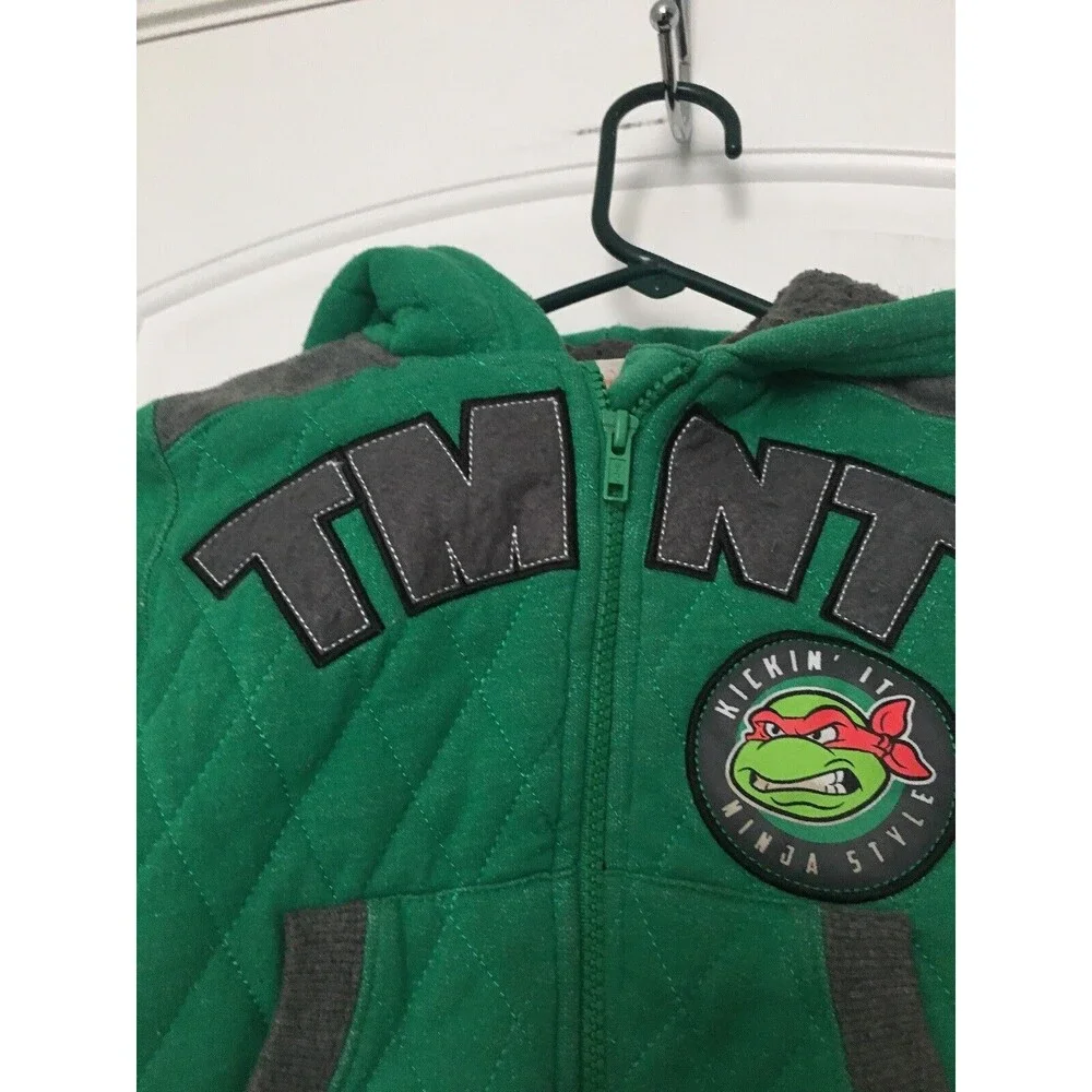 Teenage Mutant Ninja Turtles Toddler Boys Hoodie Coat Full Zip Size 2T